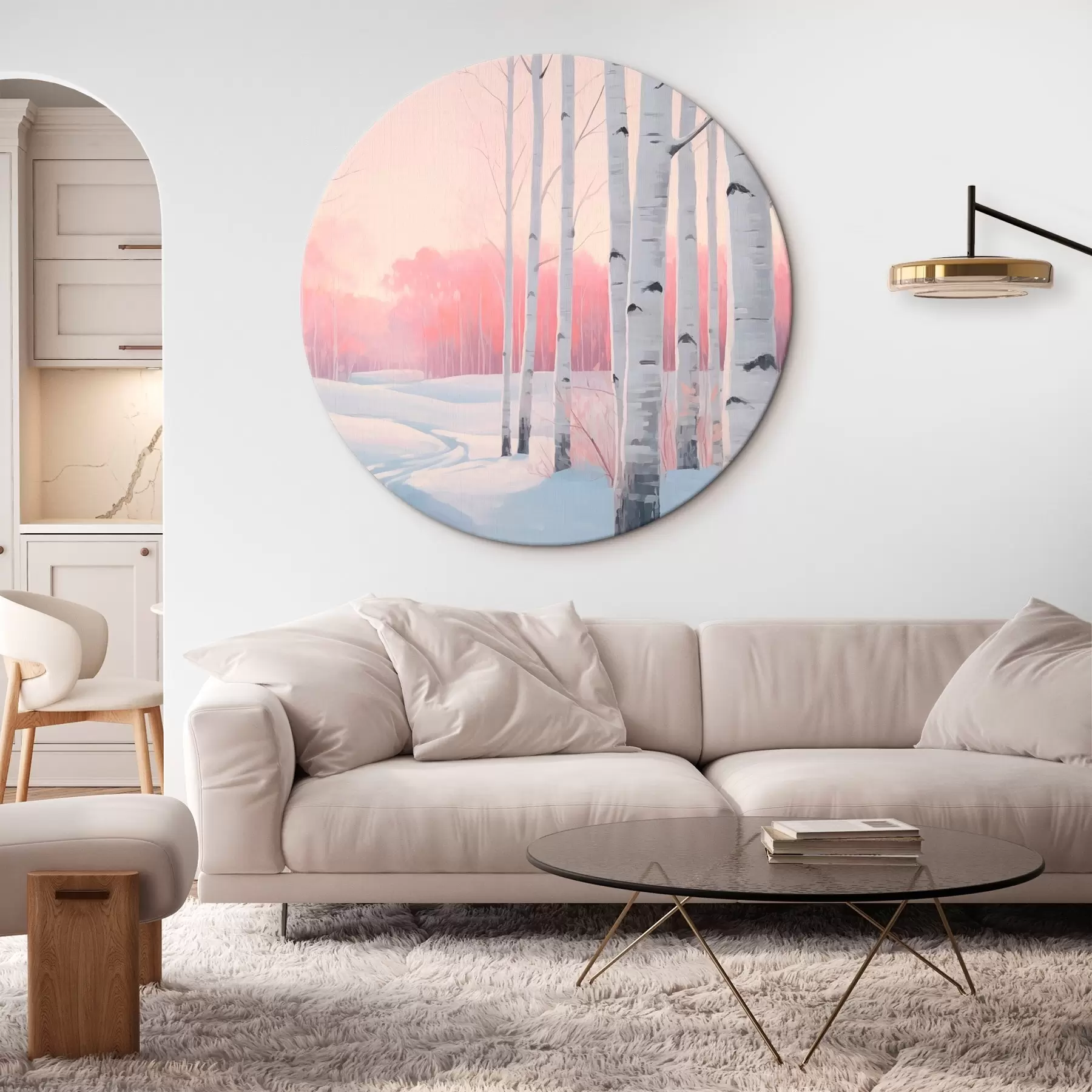 Картина Березовий ліс r46405