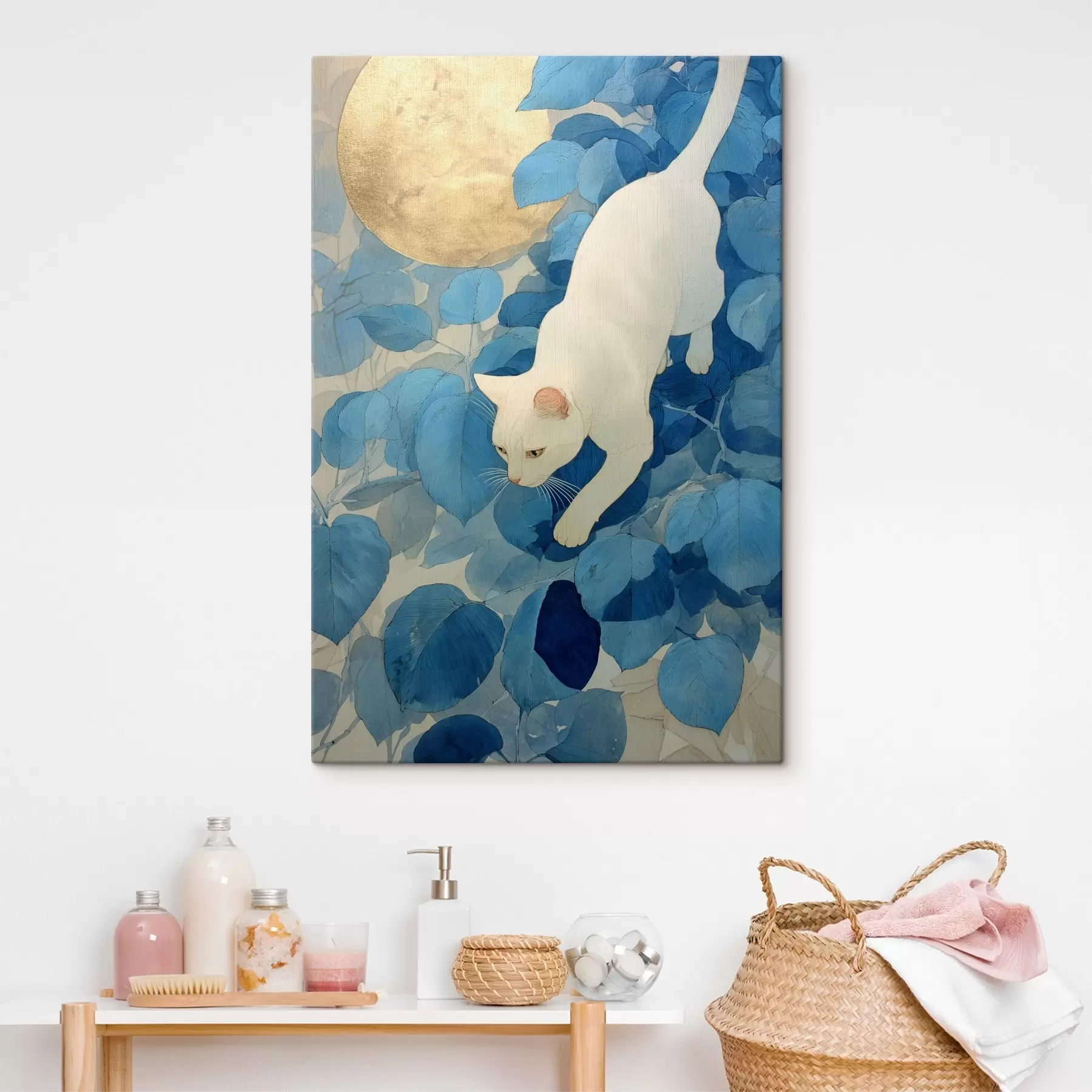 Картина Біла кішка s46425