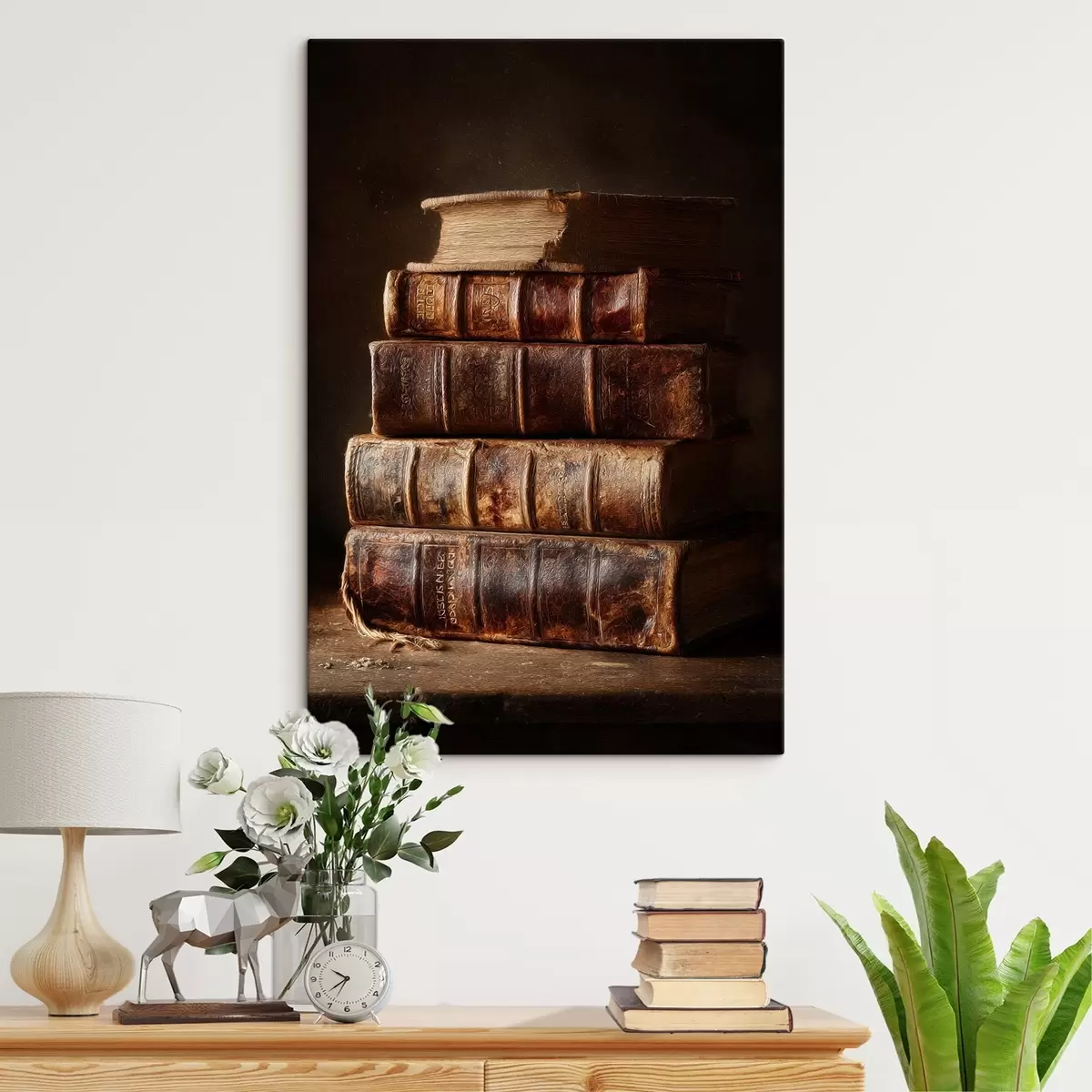 Картина Книги в стилі ретро s46430