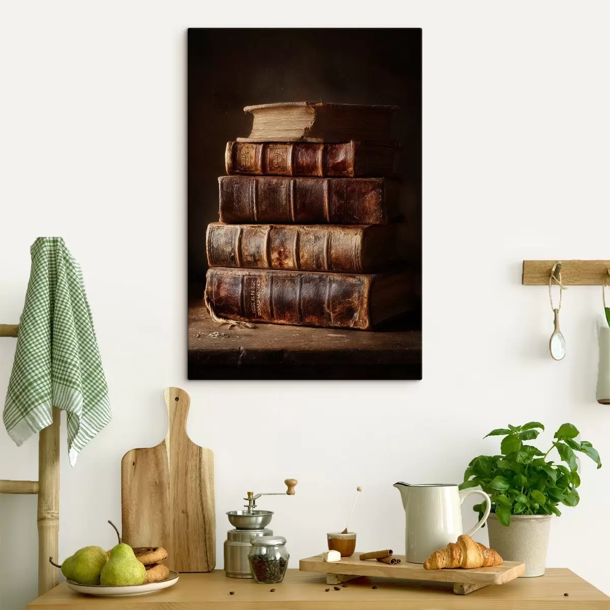 Картина Книги в стилі ретро s46430