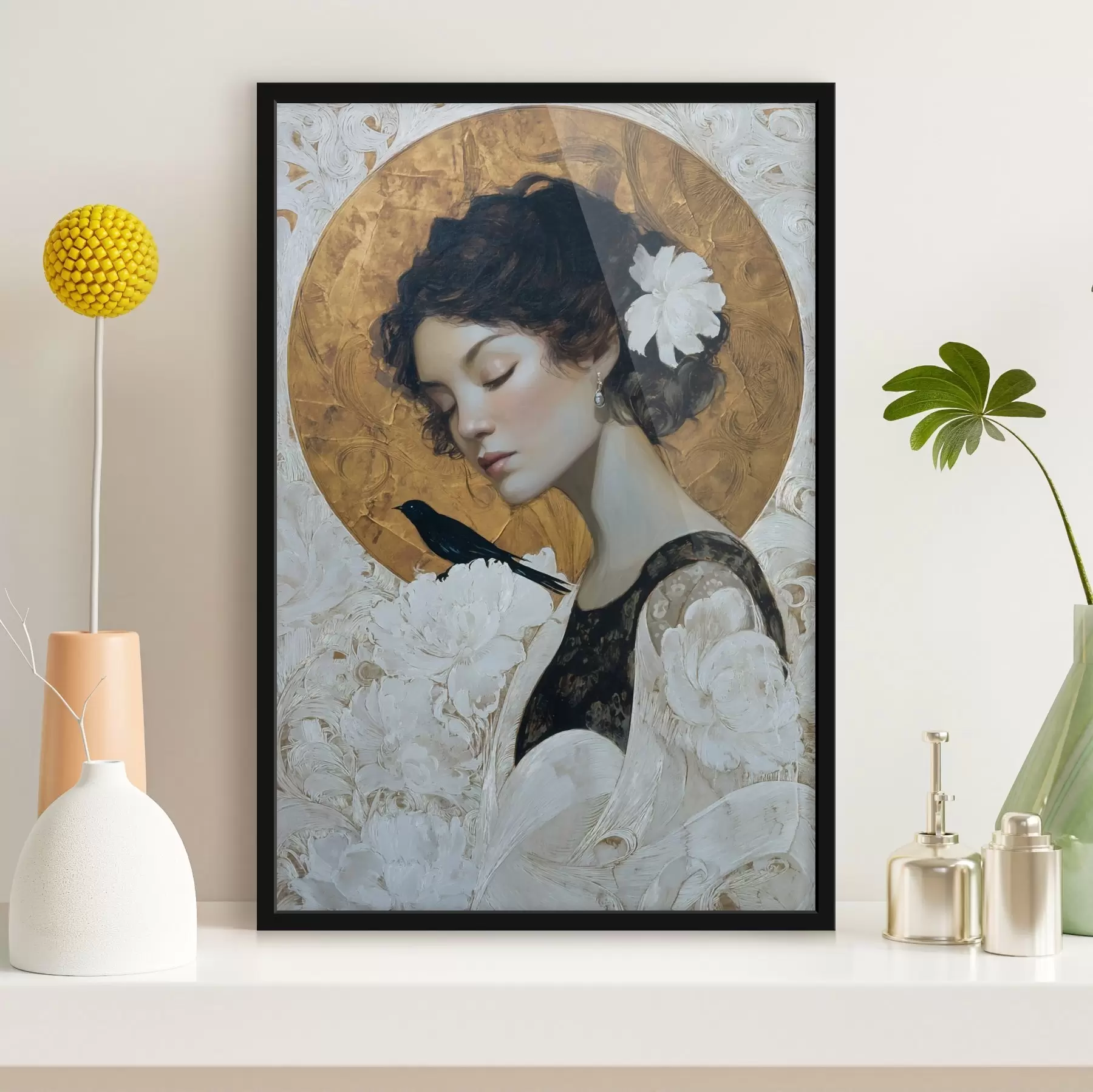 Картина Дівчина і коло f46364