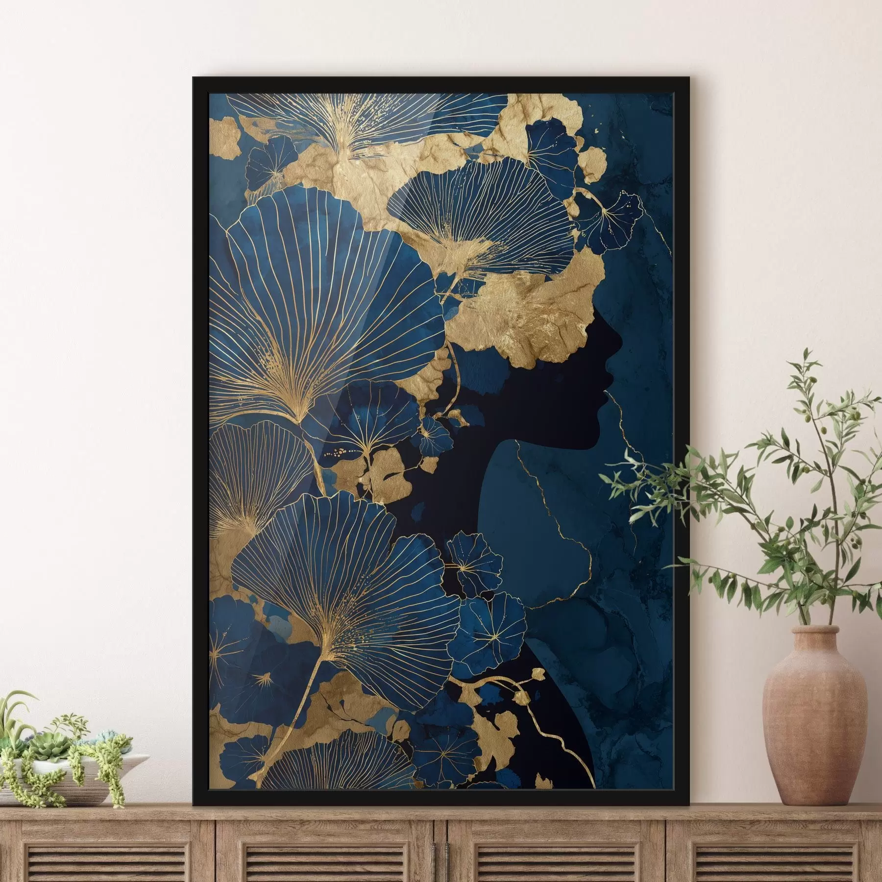 Картина Абстрактні листя f46367