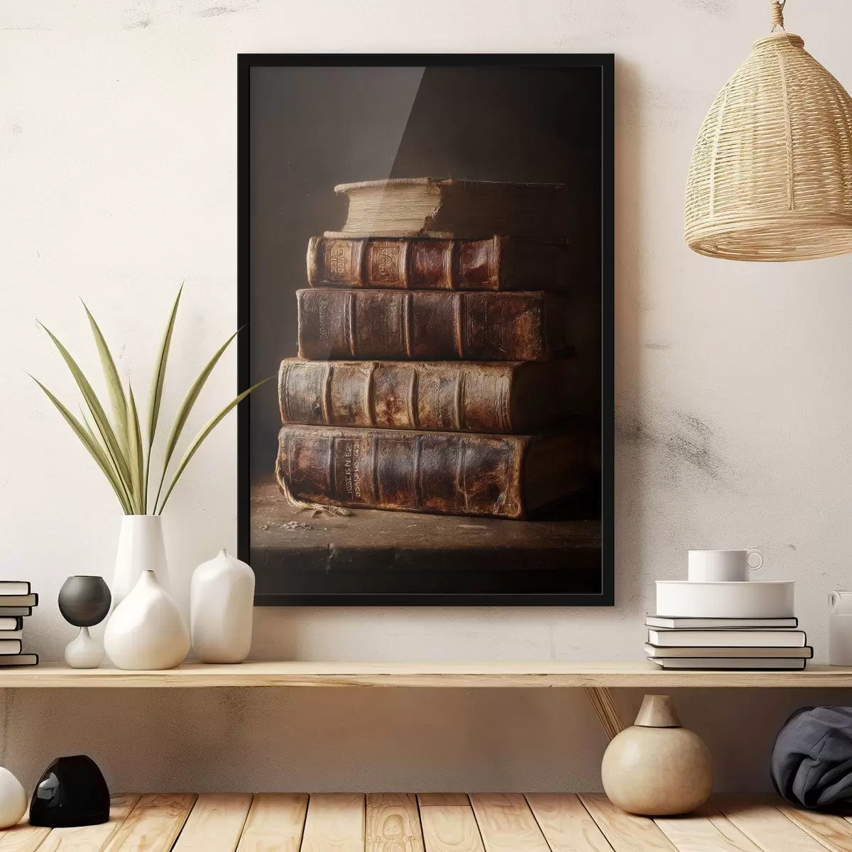 Постер Книги в стилі ретро f46430