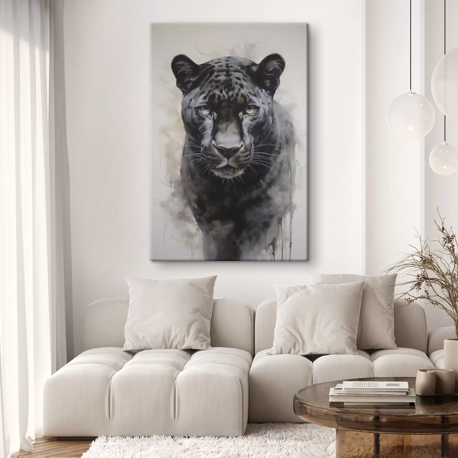 Картина Імітація розпису «Пантера» s46433