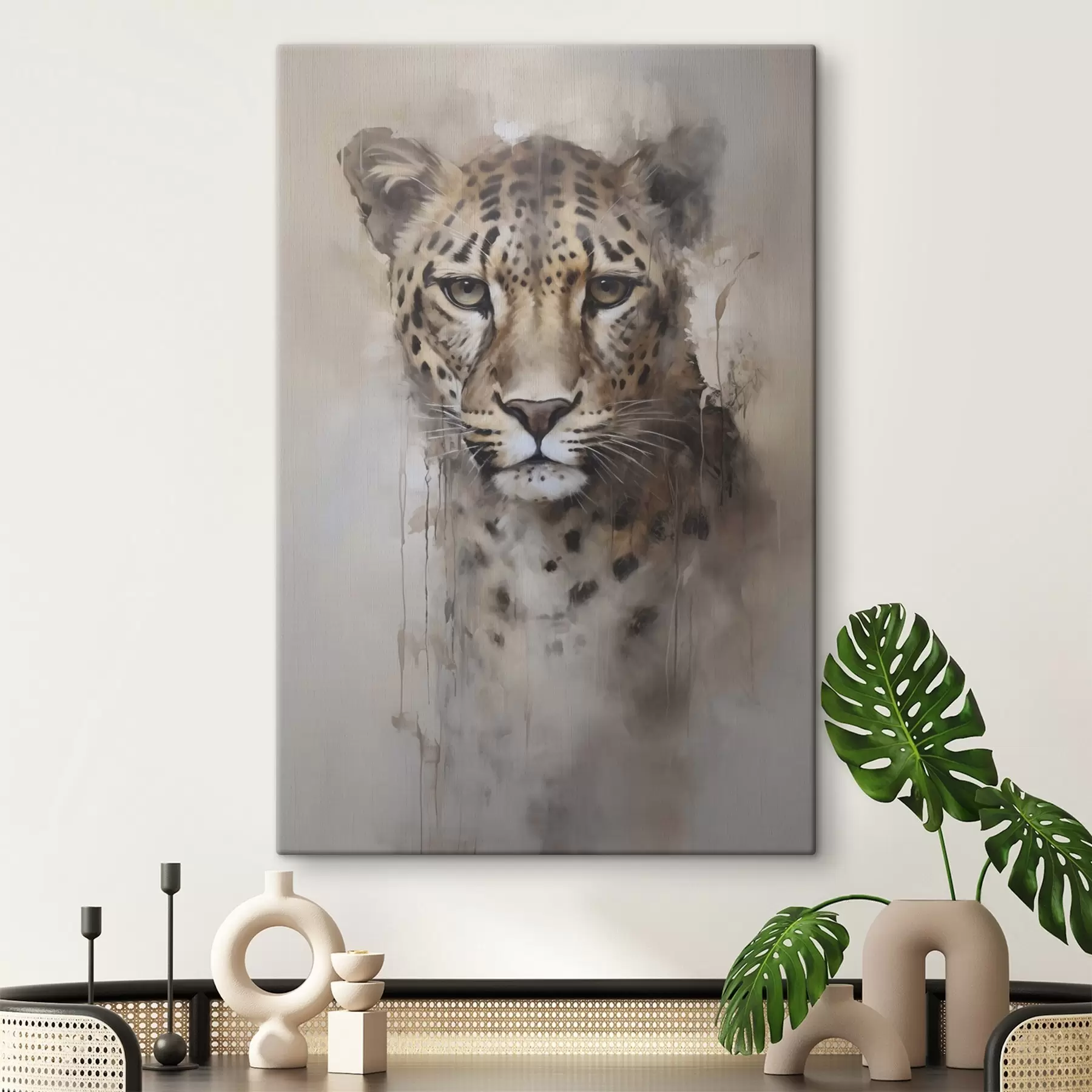 Картина Фарба під імітацію леопарда s46434 купити в Україні - art-holst.com.ua Картина Фарба під імітацію леопарда s46434