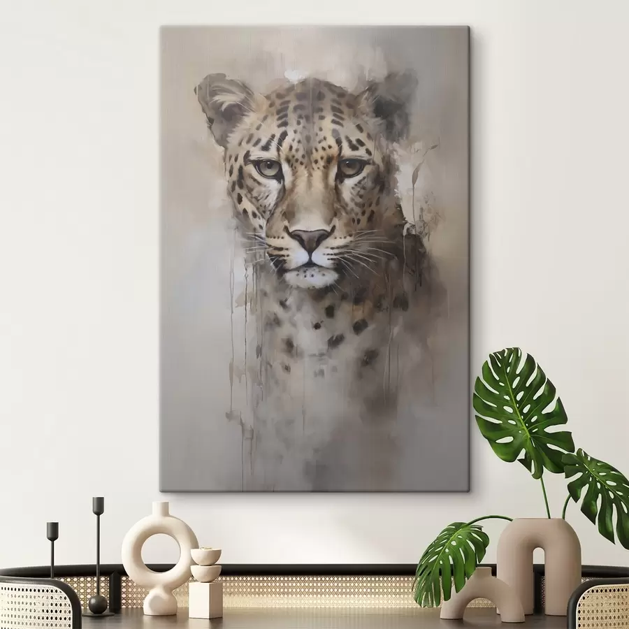 Картина Фарба під імітацію леопарда s46434