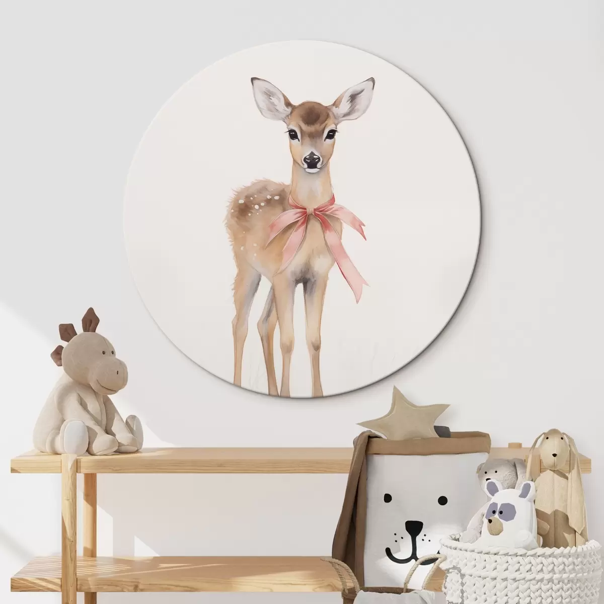 Кругла картина Оленя r46438