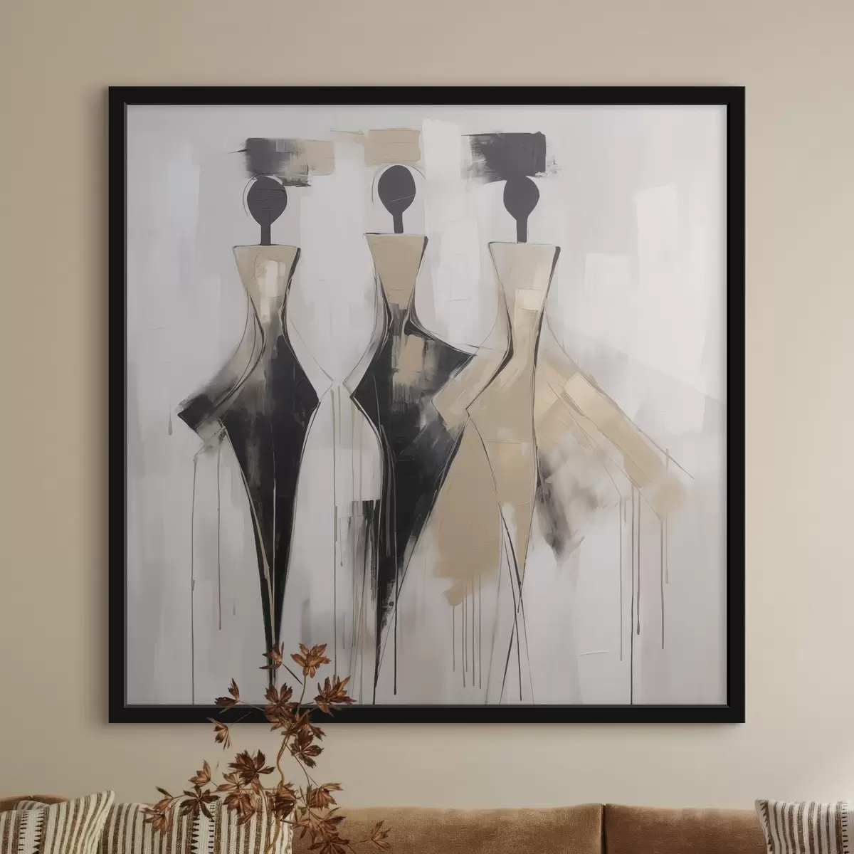 Постер Абстрактні силуети f46436 Постер Абстрактні силуети f46436