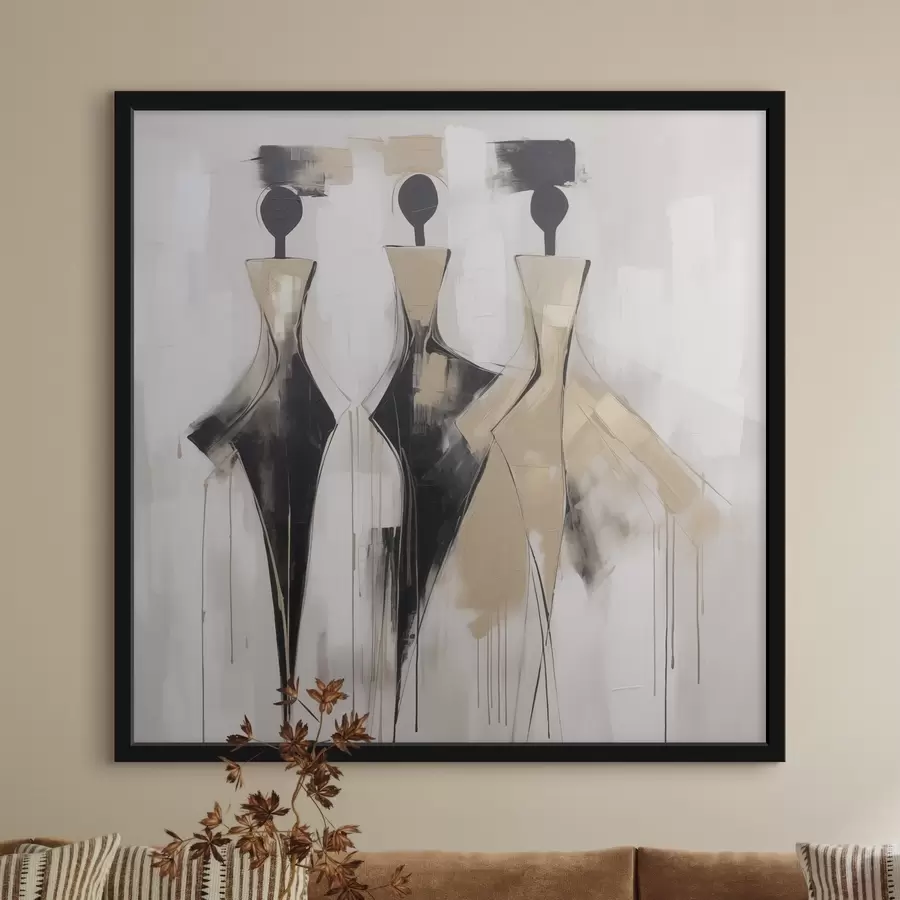 Картина Абстрактні силуети f46436