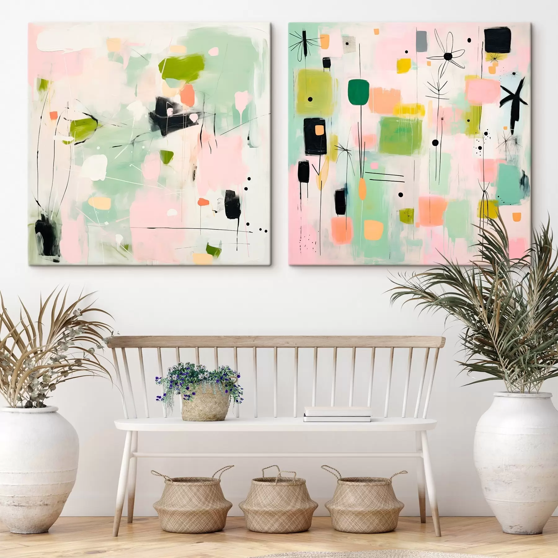 Картина Квіткові мотиви в сучасному стилі m00900