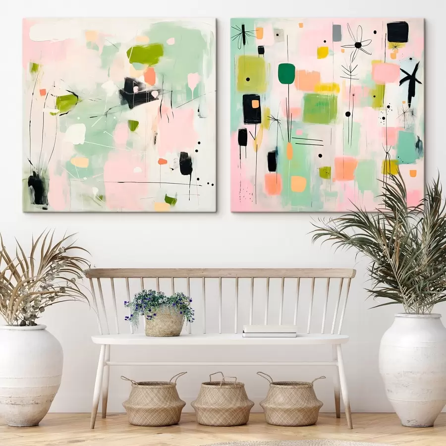 Картина Квіткові мотиви в сучасному стилі m00900 купити в Україні - art-holst.com.ua Картина Квіткові мотиви в сучасному стилі m00900