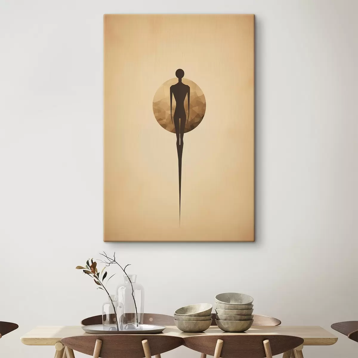 Картина Абстрактний силует s46356