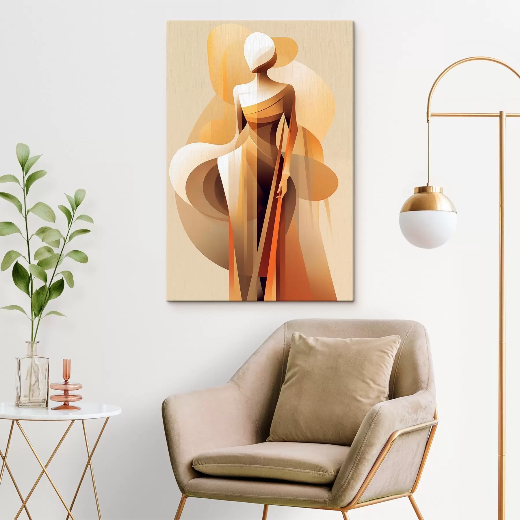 Картина Абстрактний силует s46357