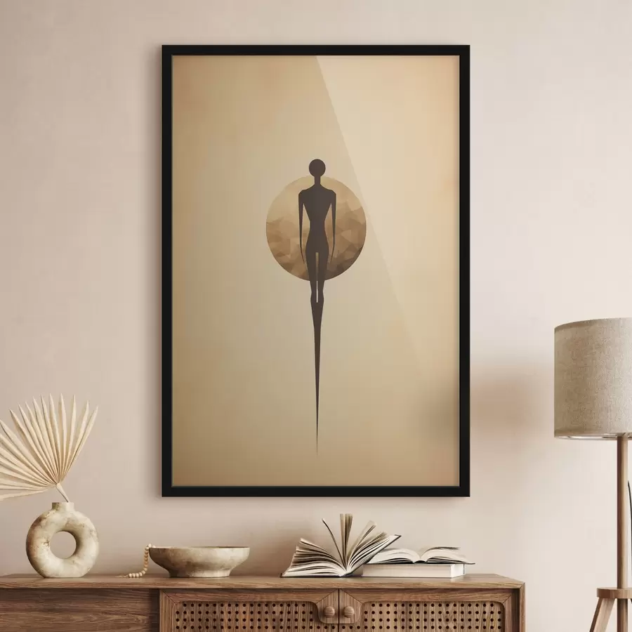 Картина Абстрактний силует f46356