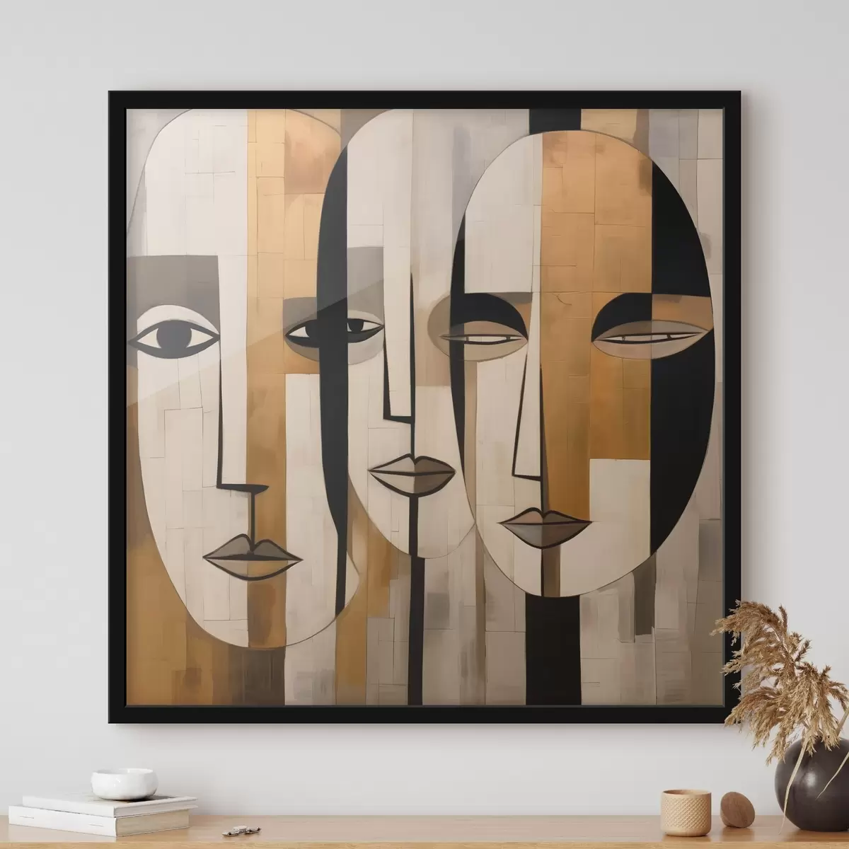 Постер Абстрактні обличчя f46452