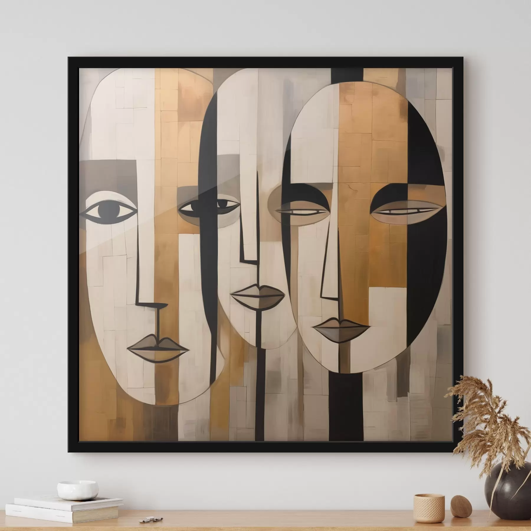 Картина Абстрактні обличчя f46452