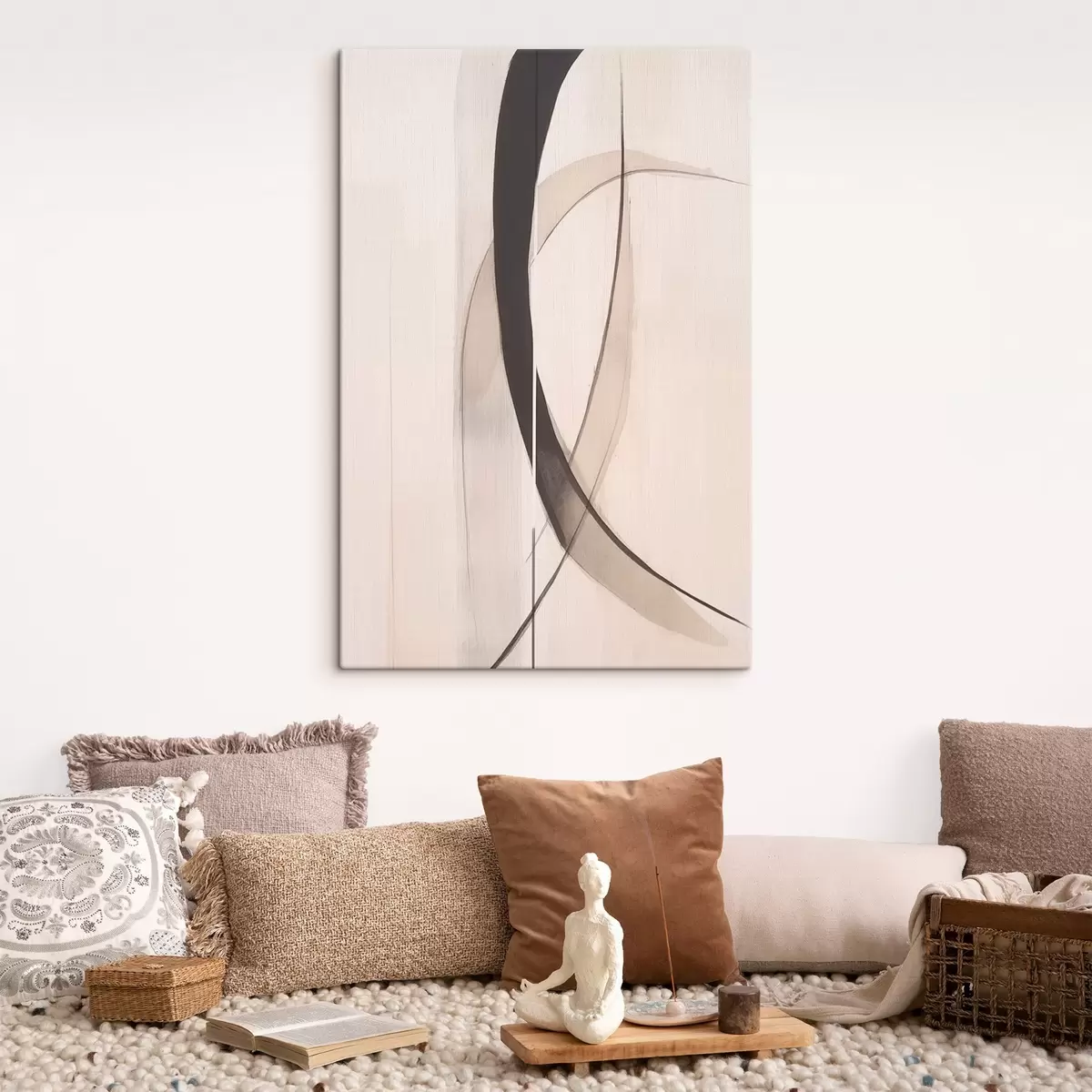 Картина Елегантна каліграфія. Абстракція s46468