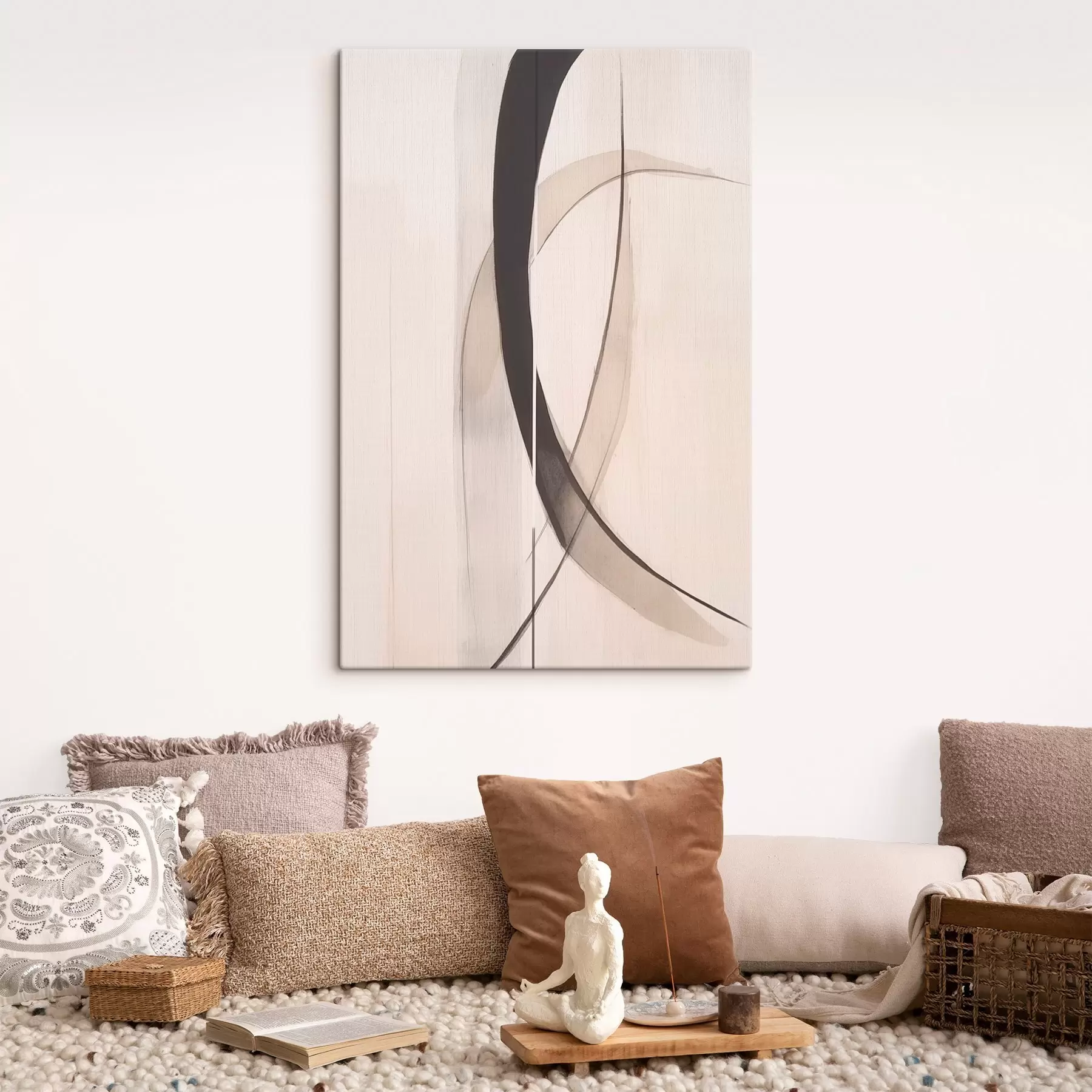 Картина Елегантна каліграфія. Абстракція s46468