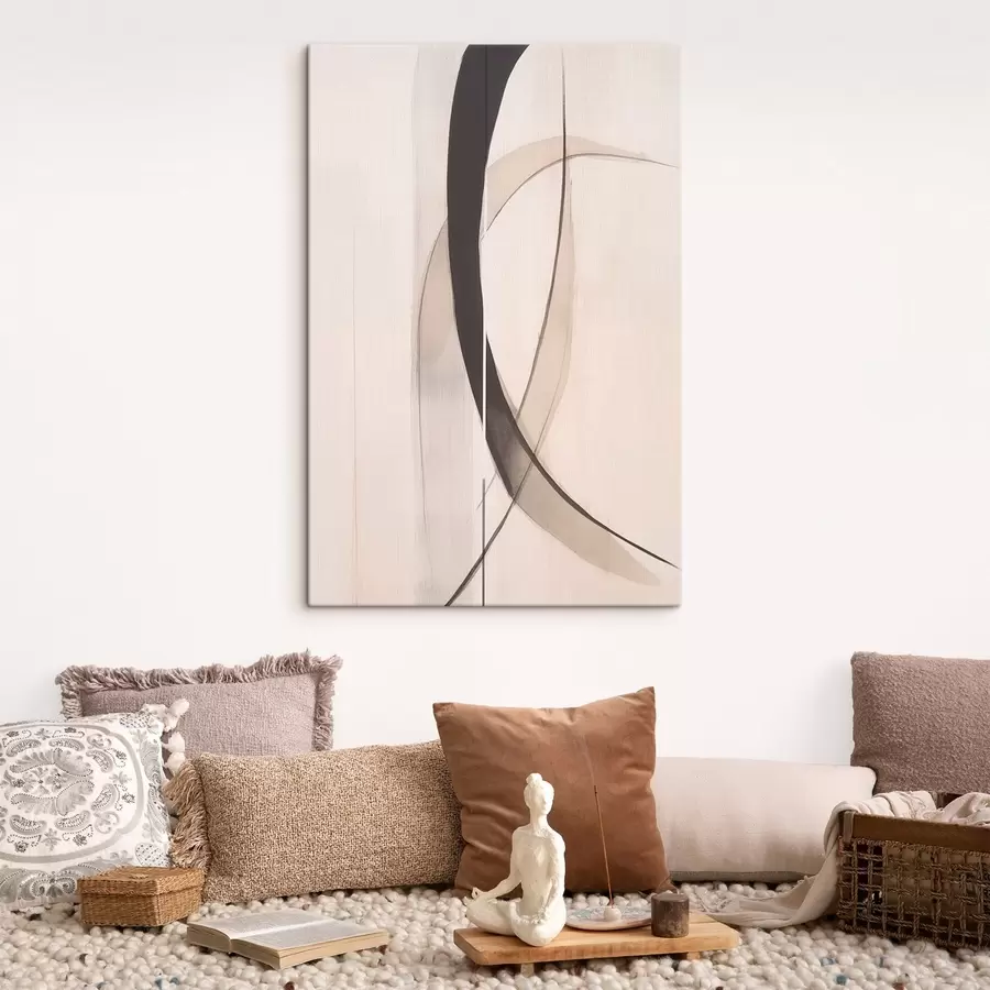 Картина Елегантна каліграфія. Абстракція s46468