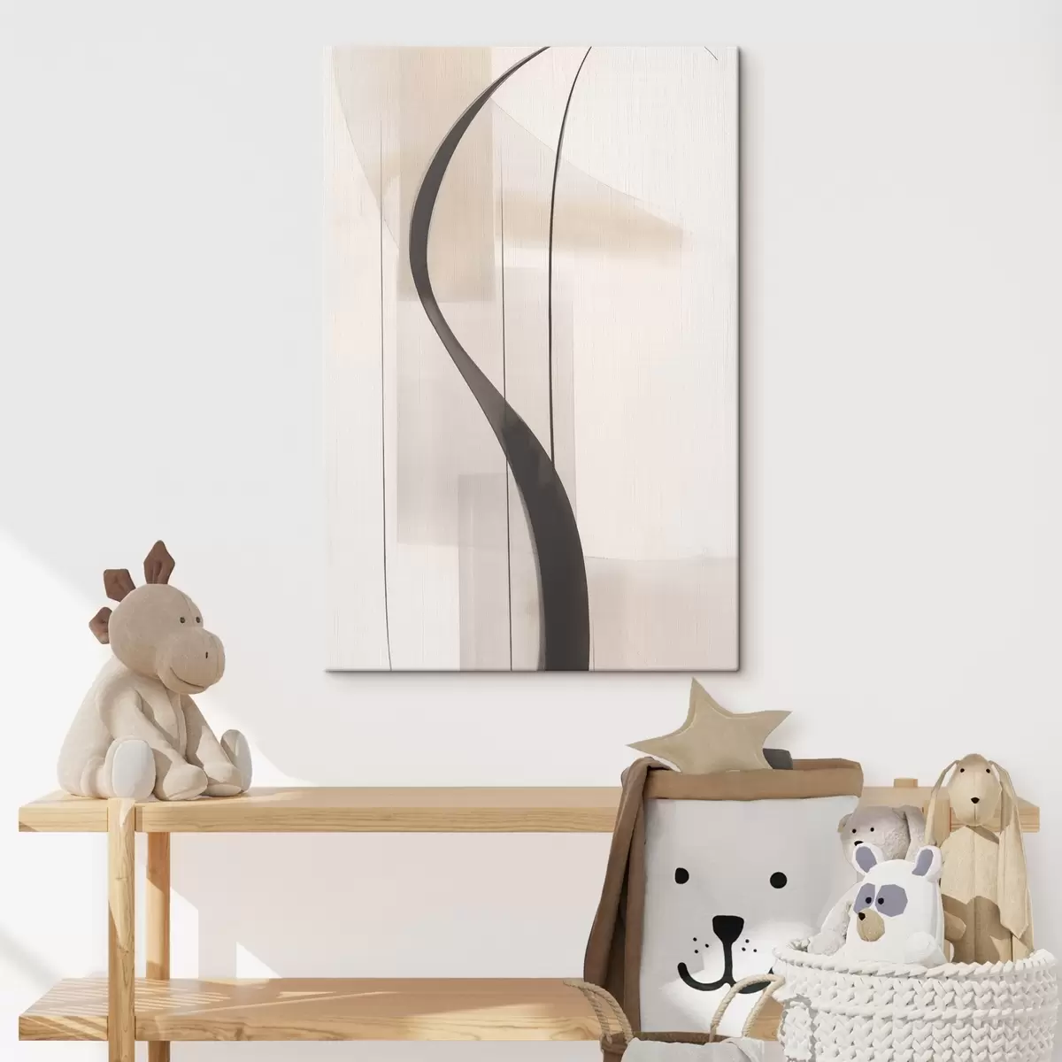 Картина Елегантна каліграфія. Абстракція s46469