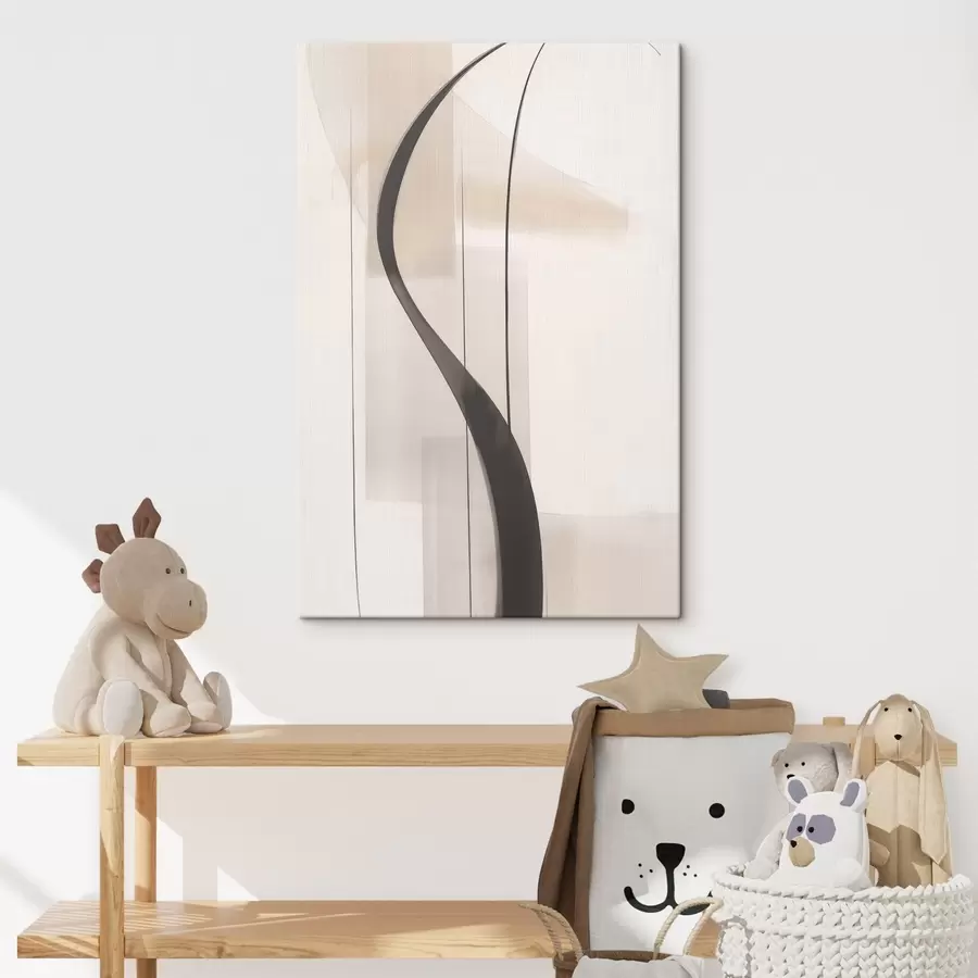 Картина Елегантна каліграфія. Абстракція s46469