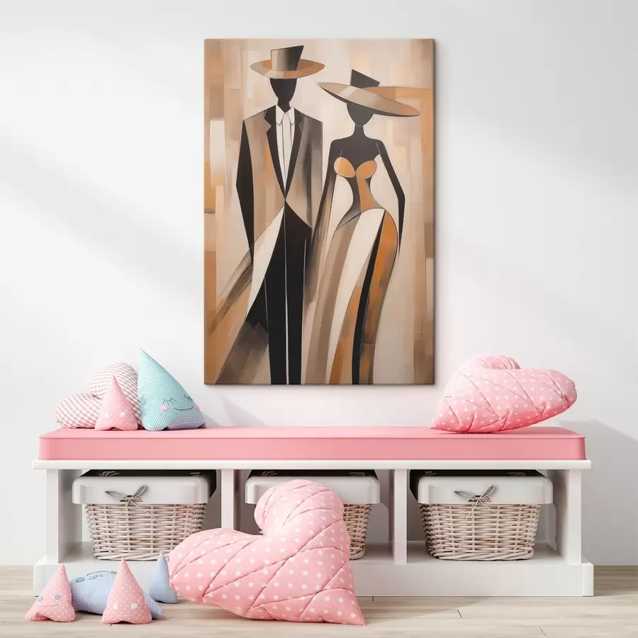 Картина Силуети пари s46477