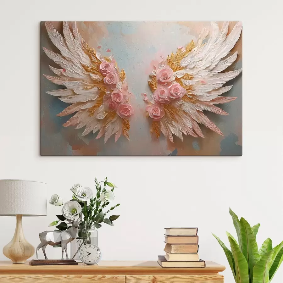 Картина Крила жовтого та рожевого кольорів s46551