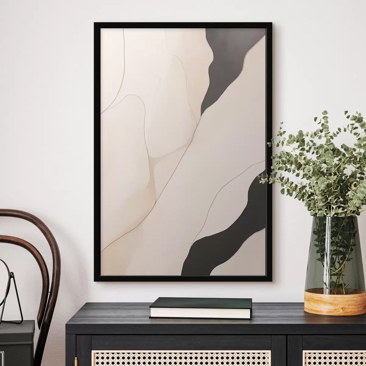 Постер Абстракція контуру f46470