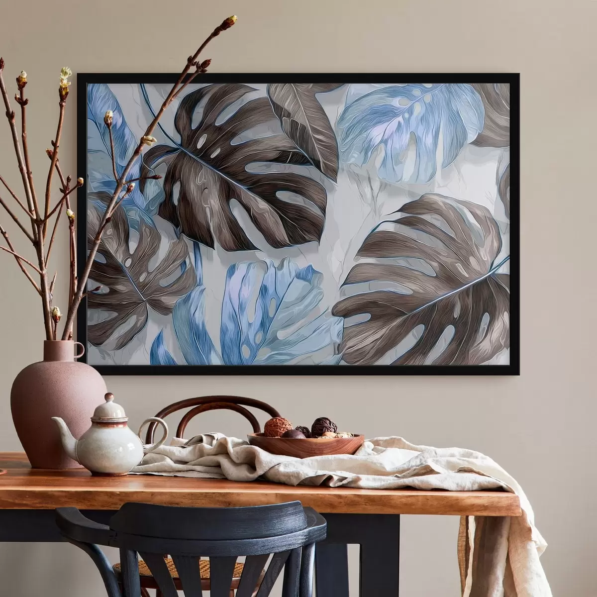 Постер листя f46472