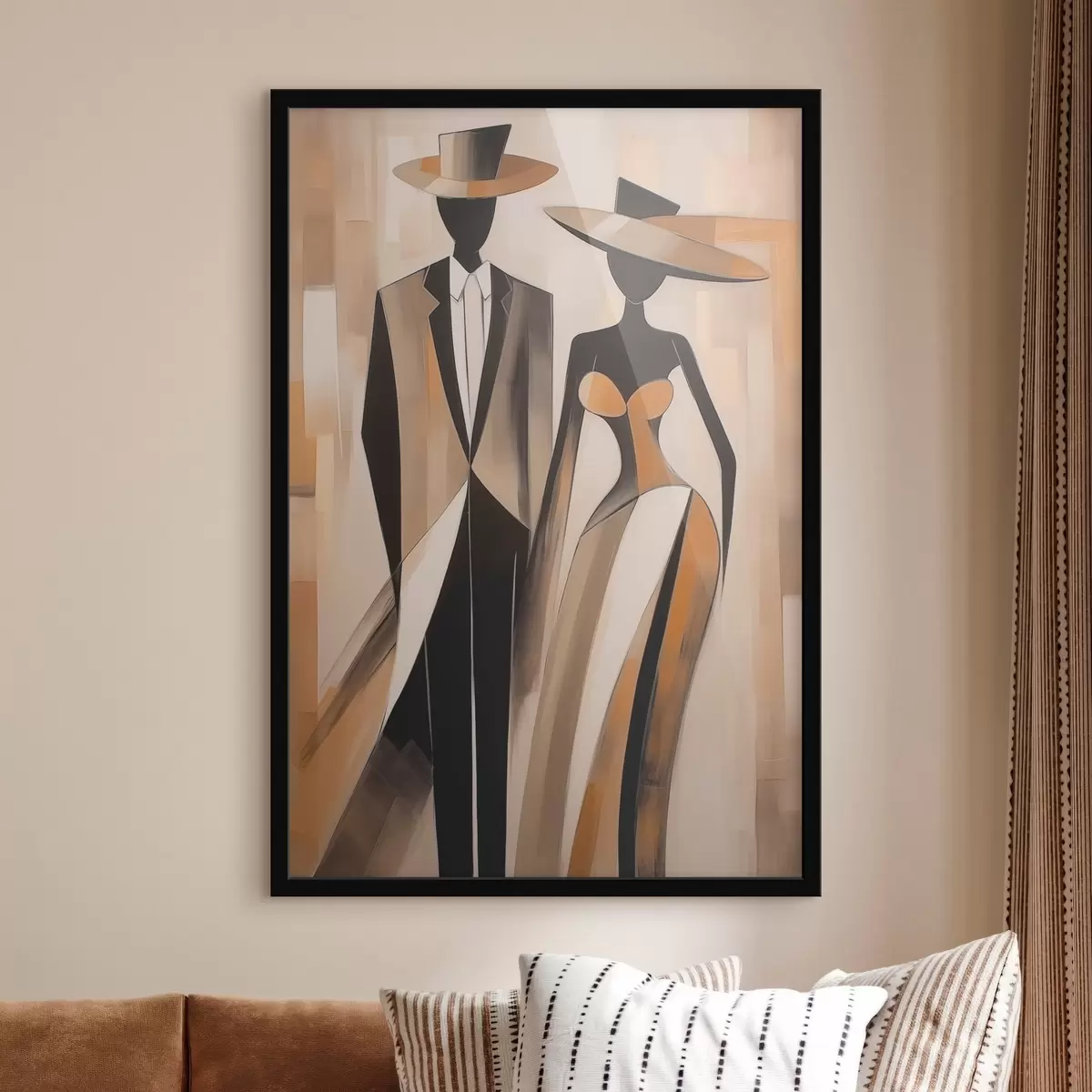 Постер Силуети пари f46477