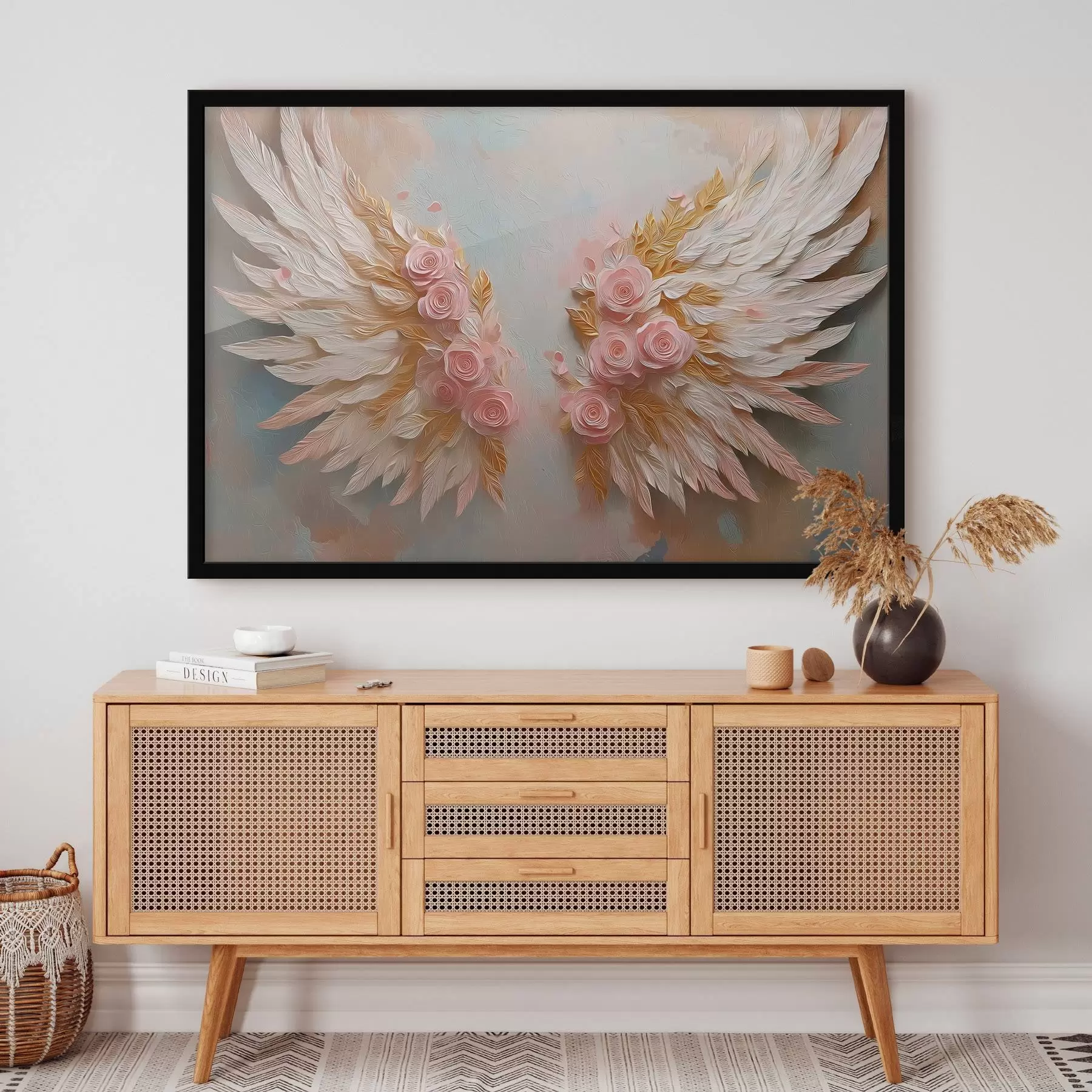 Картина Крила жовтого та рожевого кольорів f46551