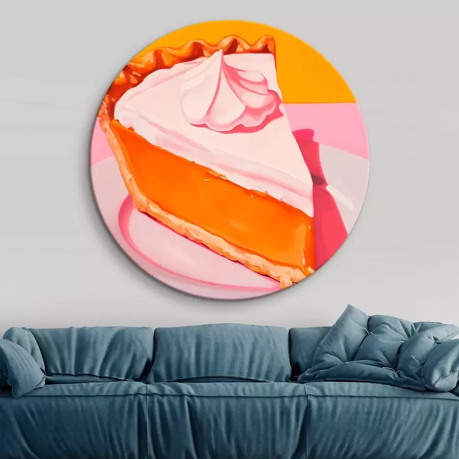 Картина Шматочок гарбузового пирога. Ілюстрація в стилі поп-арт r46462