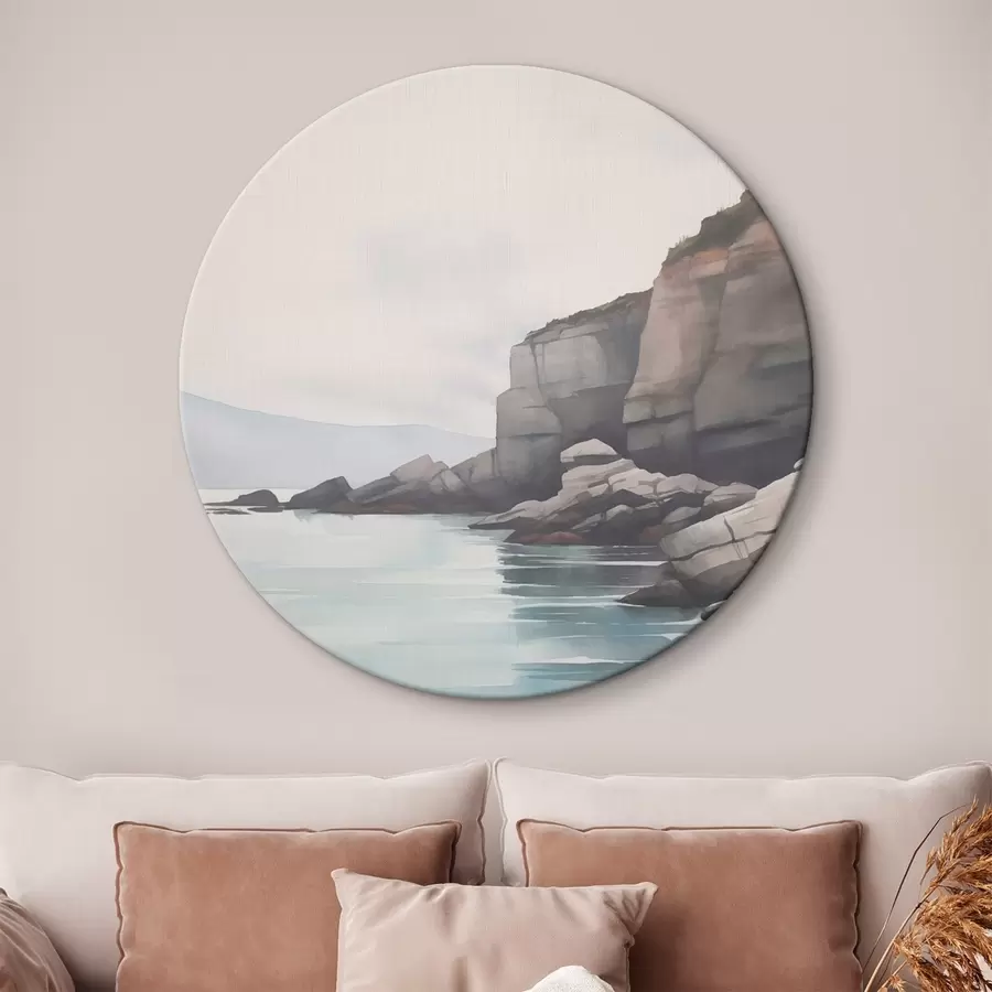 Картина Скелясте узбережжя в тумані r46464