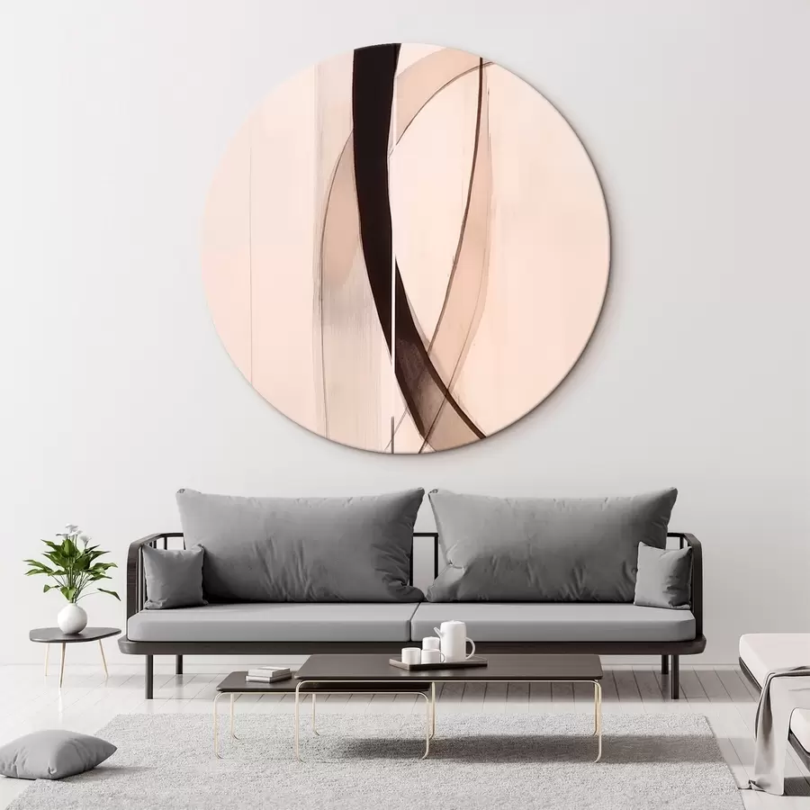 Картина Елегантна каліграфія. Абстракція r46468