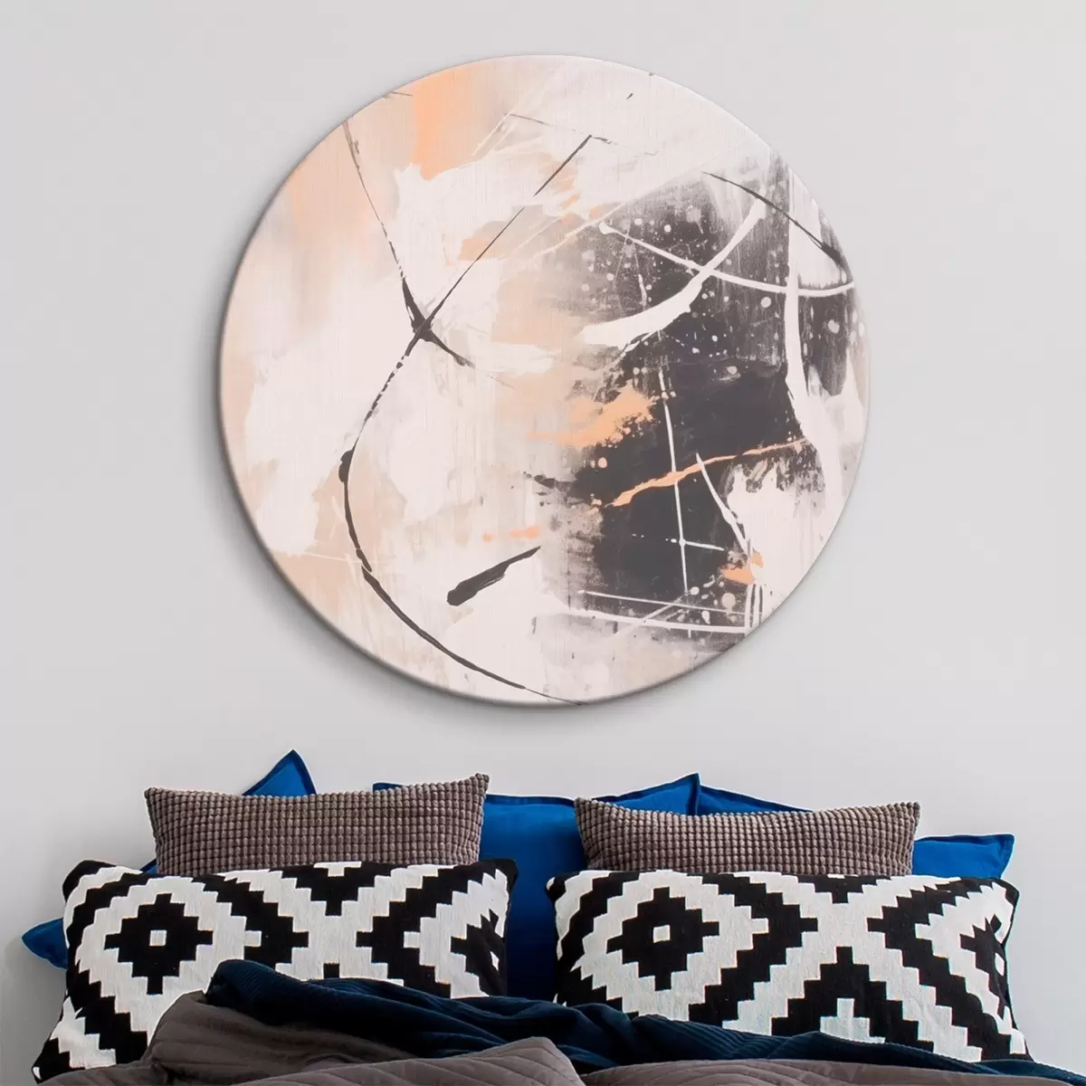 Кругла картина Контрастний експресіонізм r46557