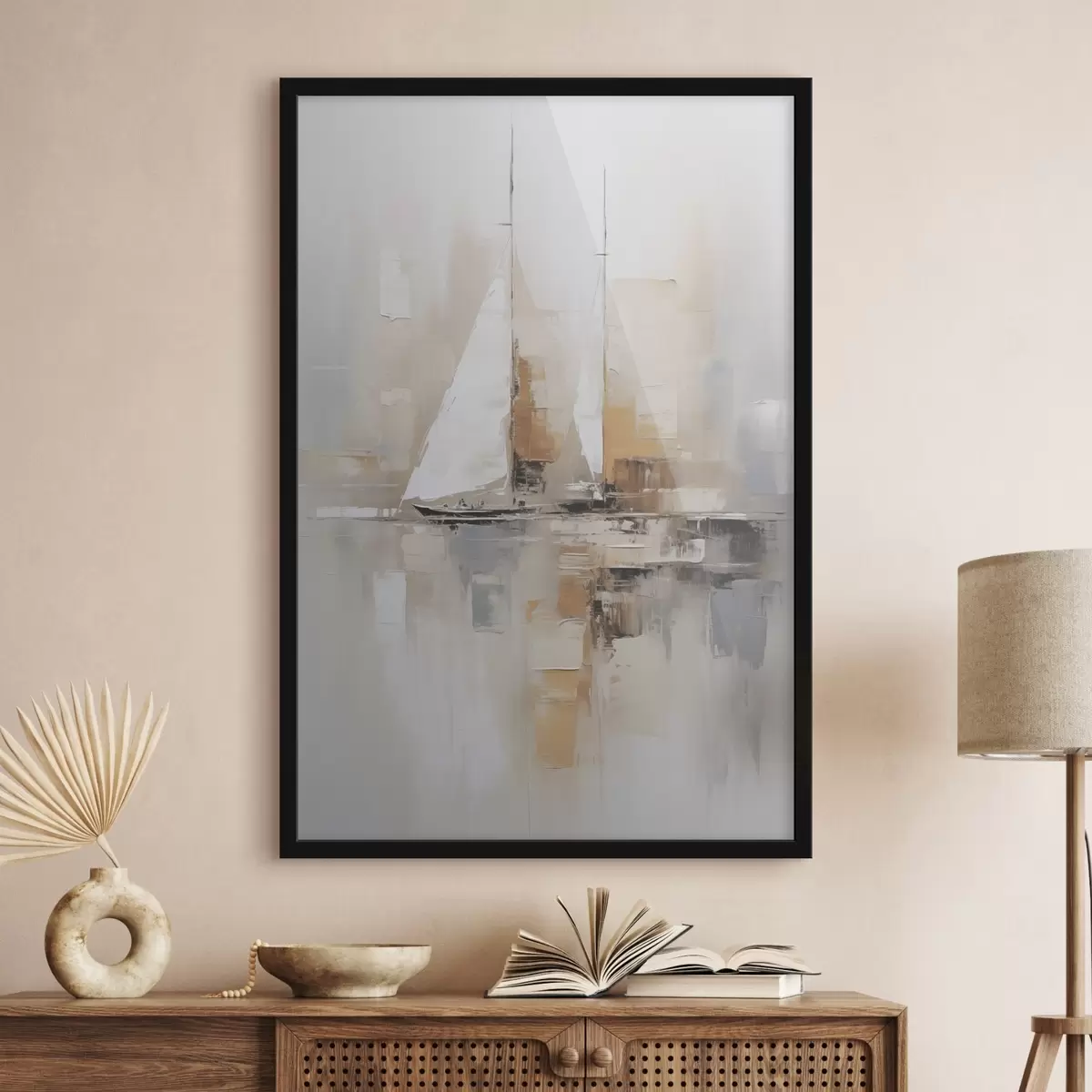 Постер Абстракція вітрильника f46566