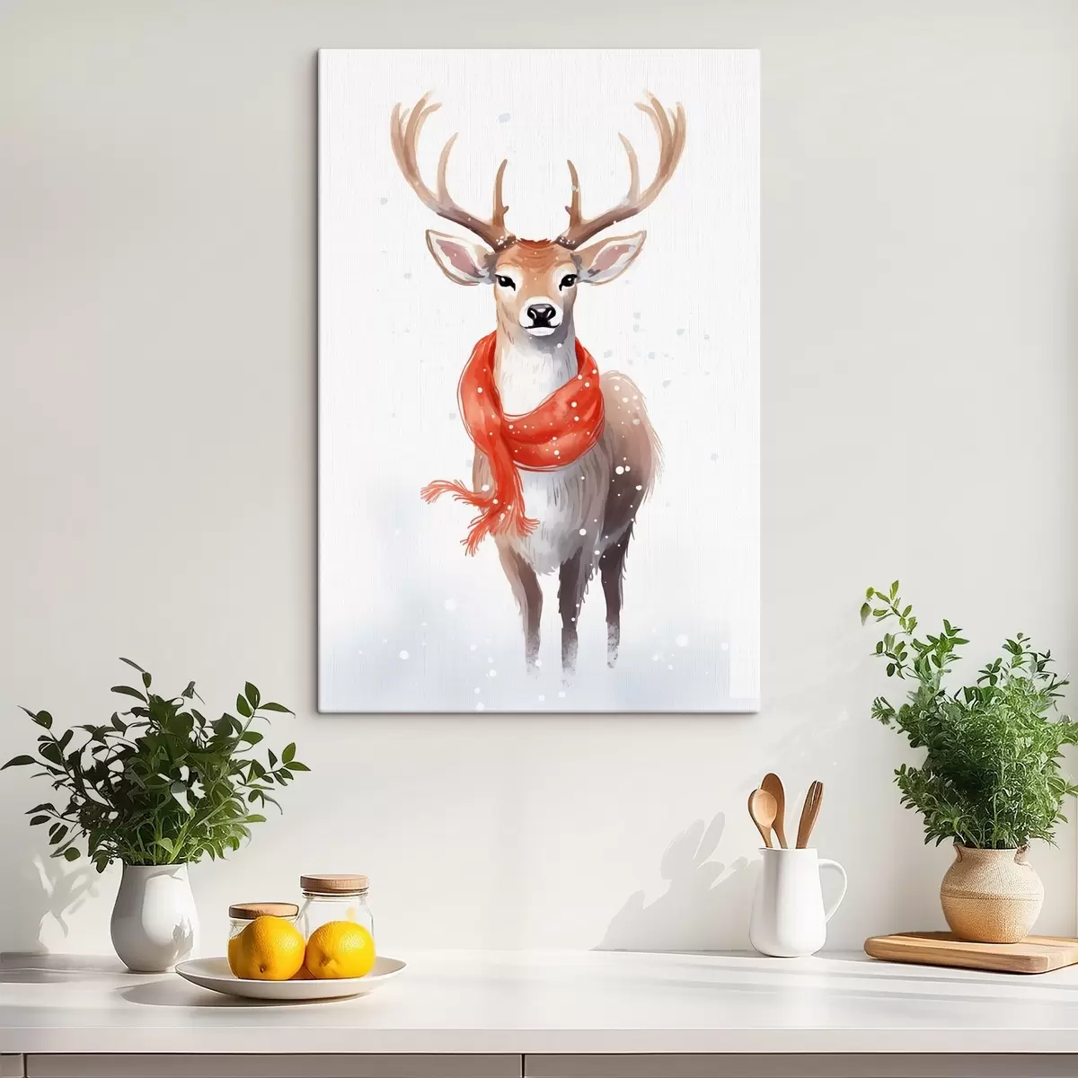 Картина Олень з шарфом s46594