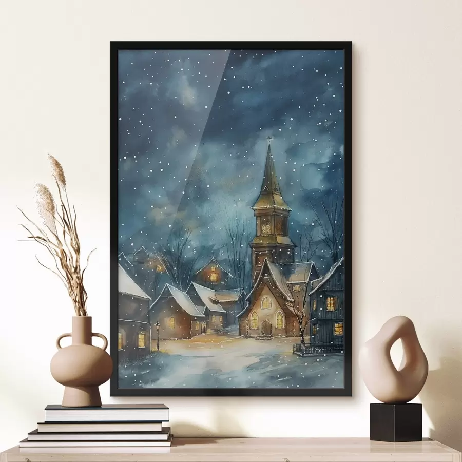 Картина Зимова вулиця f46599