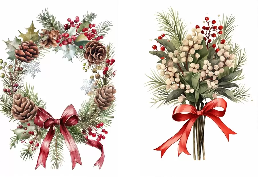 Картина Різдвяні прикраси m00955