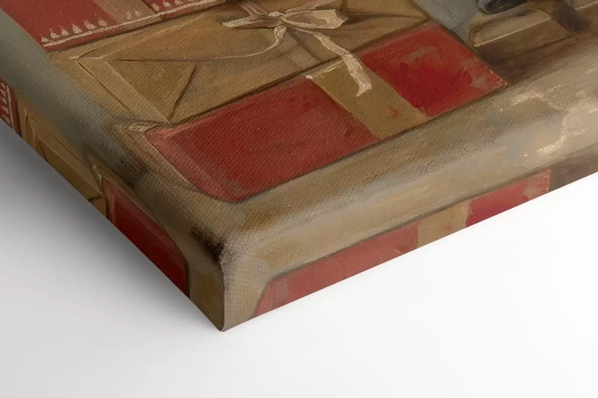 Картина Лускунчик і ялинка з подарунками m00957