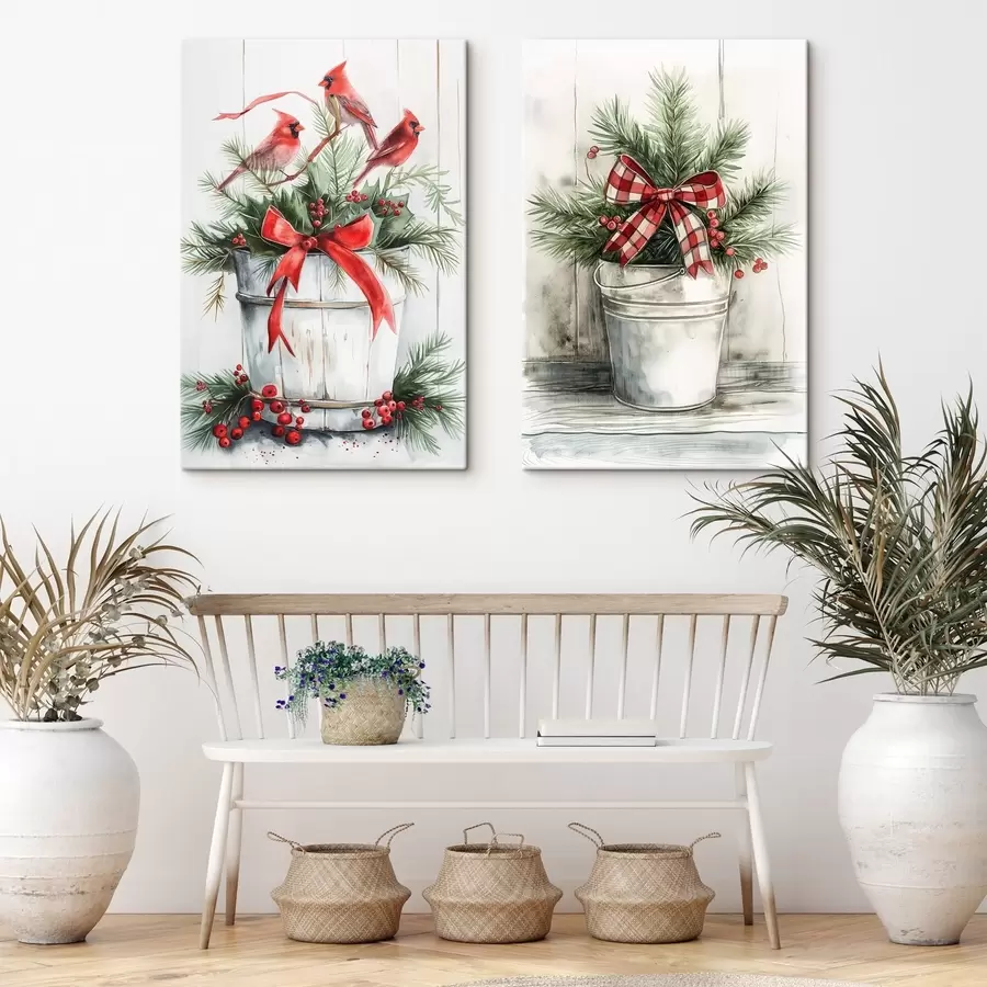 Картина Різдвяні горщики m00959