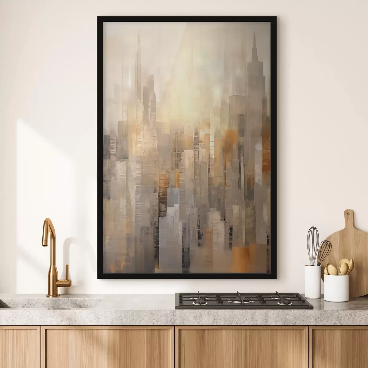 Постер Абстрактний міський пейзаж f46580