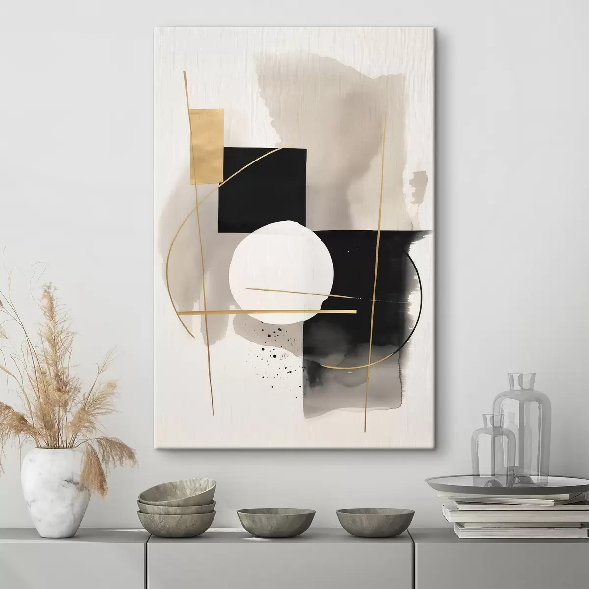 Картина Абстракції з фігурами s46573