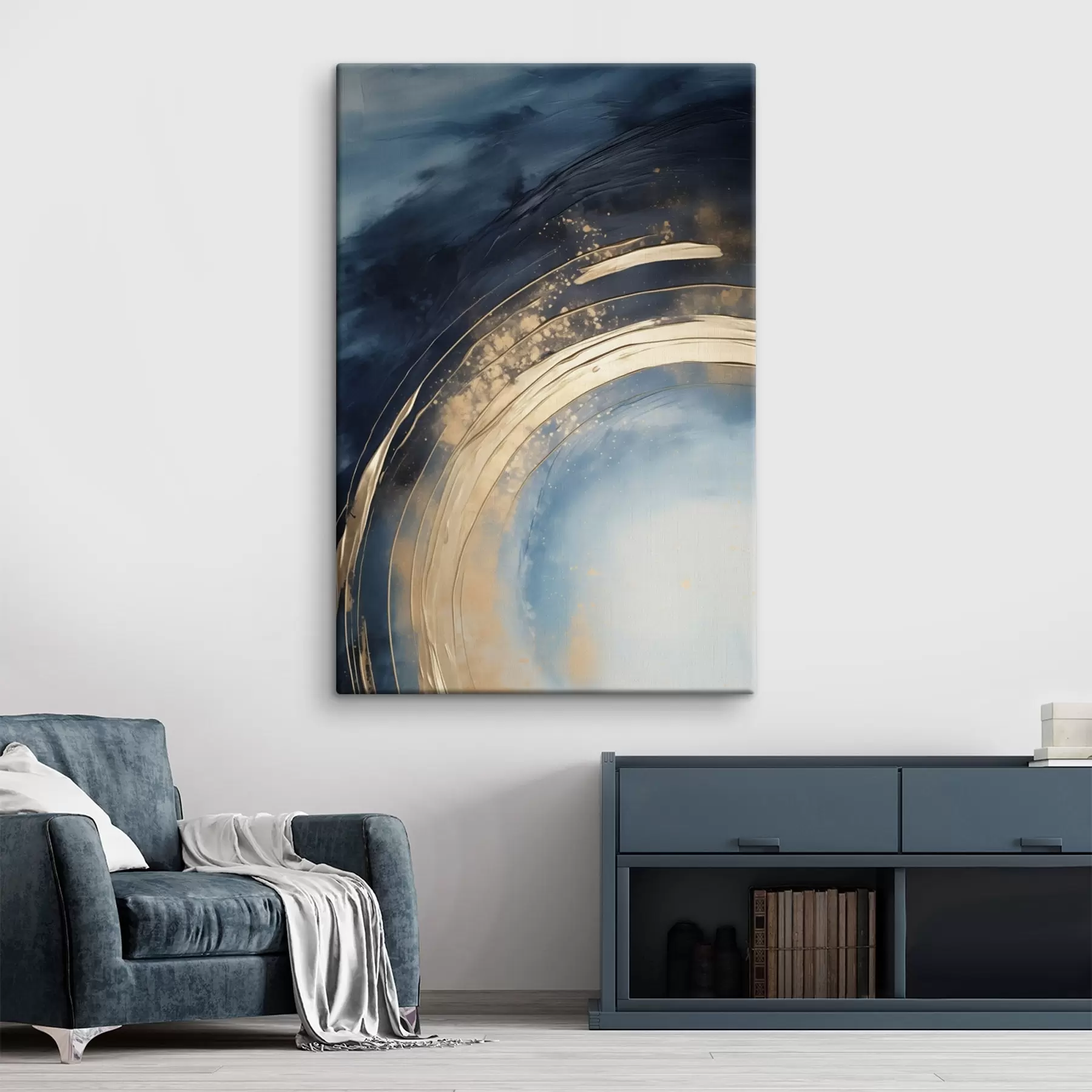 Картина Широке кільце з світлим центром і плямистою глазур'ю s46488