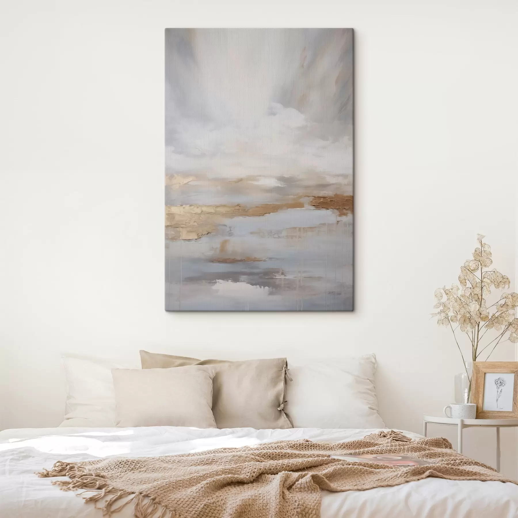 Картина Абстрактна композиція, імітація живопису s46678