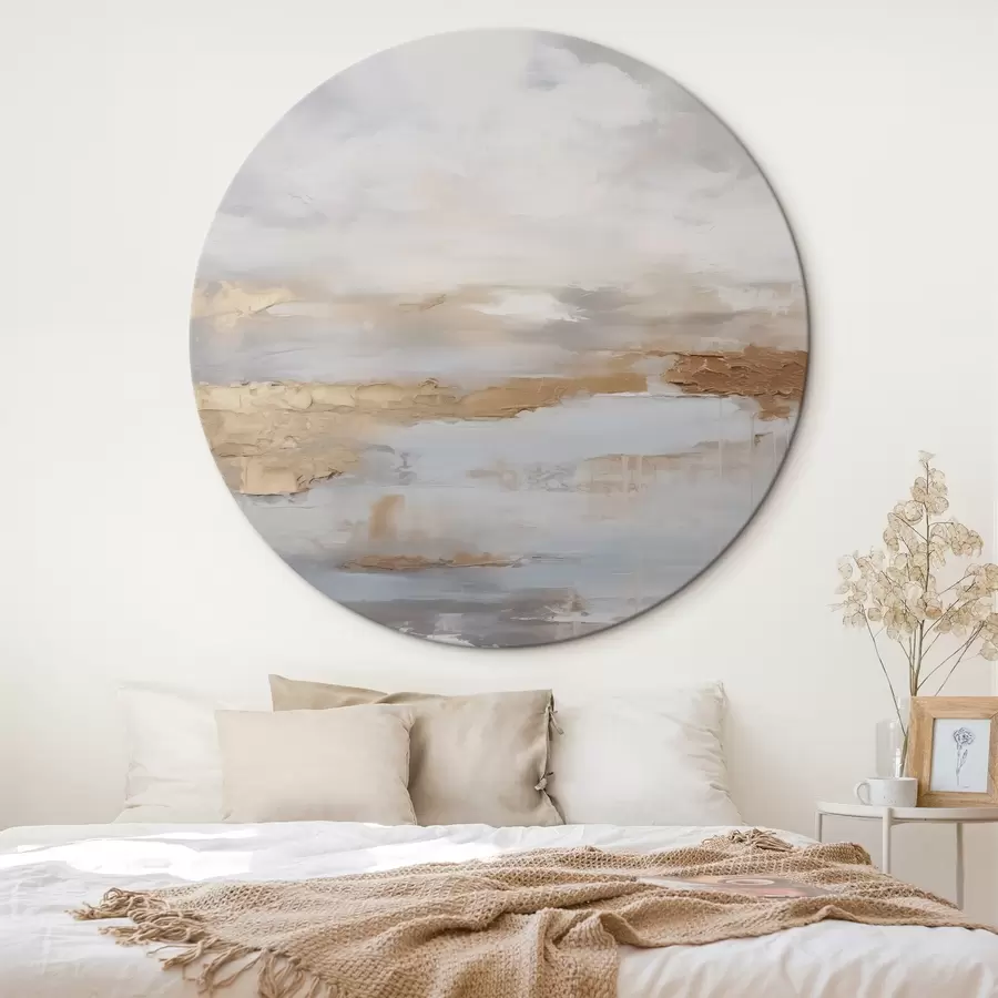 Картина Абстрактна композиція, імітація живопису r46678