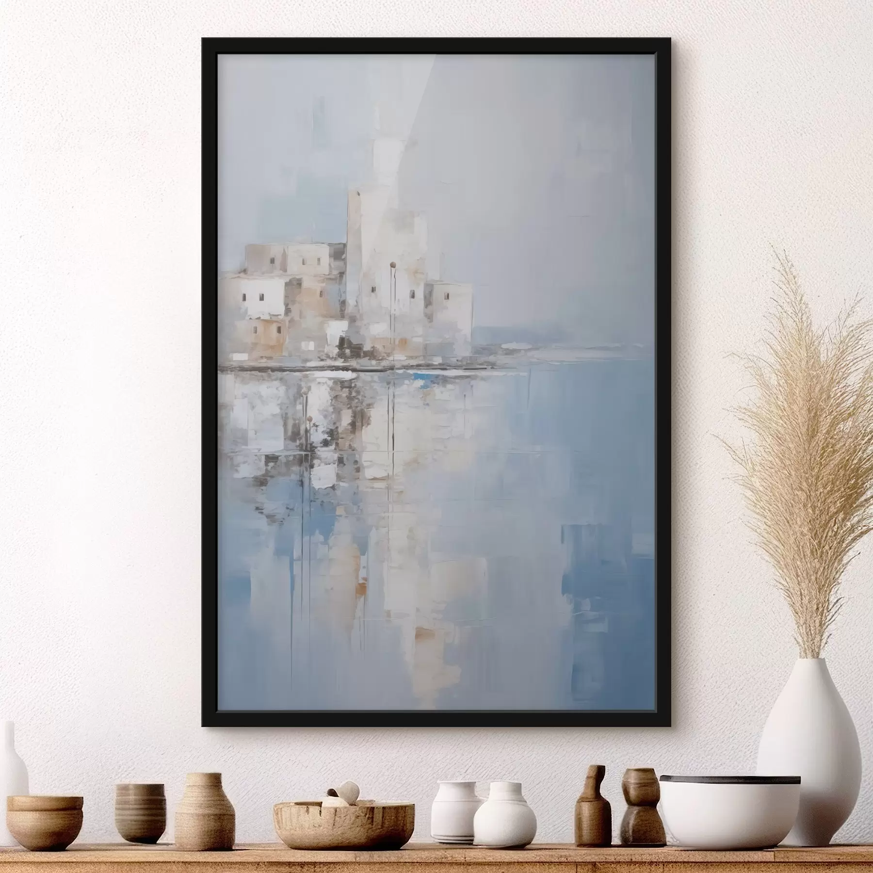 Картина Абстрактна імітація пейзажу в живописі f46674