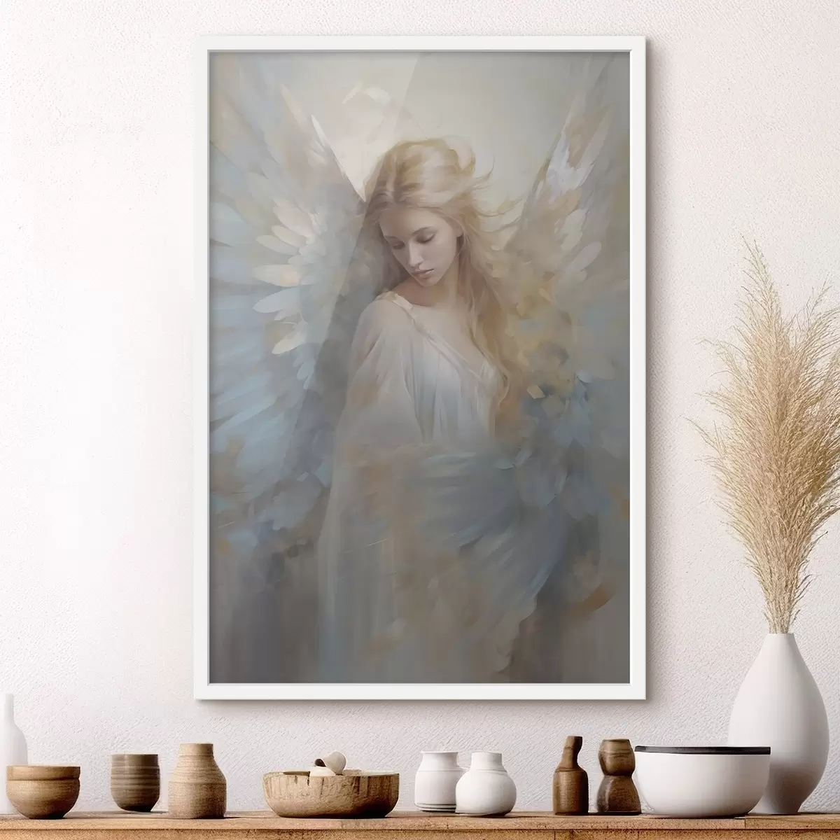 Постер Ангел абстрактна картина імітація f46682