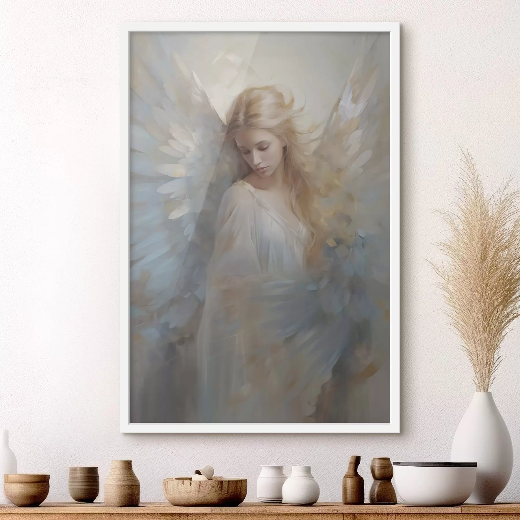 Картина Ангел абстрактна картина імітація f46682