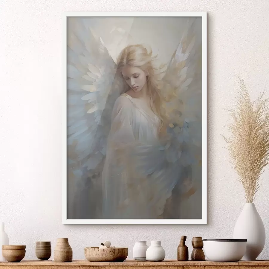 Картина Ангел абстрактна картина імітація f46682
